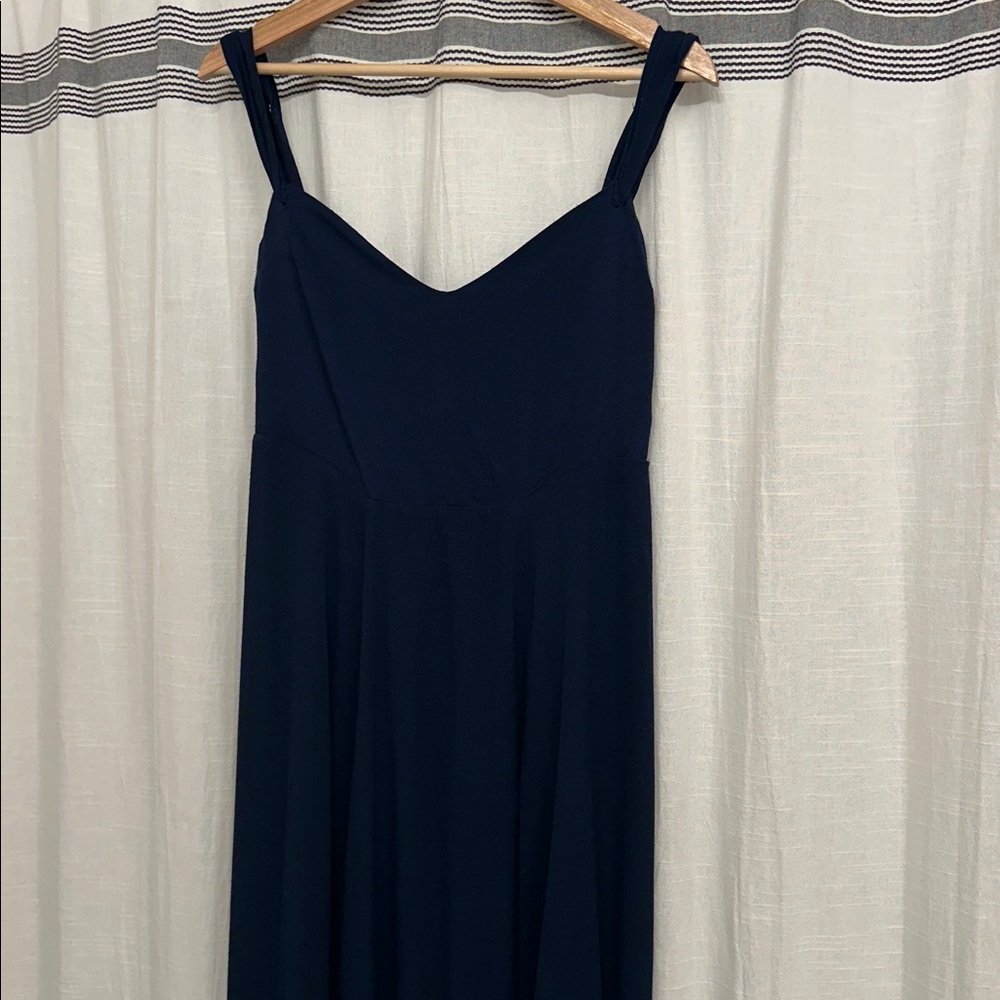 Reformation Midnight Blue Off-Shoulder Maxi Dress - Picture 5 of 7